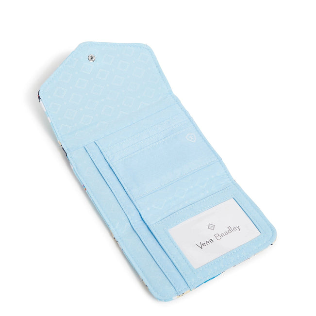 RFID Mini Tri-Fold Wallet-Beach Treasures-Image 2-Vera Bradley