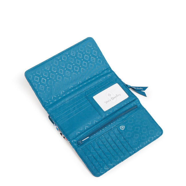 RFID Wallet Crossbody-Haymarket Paisley Jewel-Image 2-Vera Bradley
