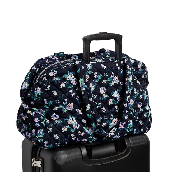 Weekender Travel Bag-Navy Garden-Image 4-Vera Bradley
