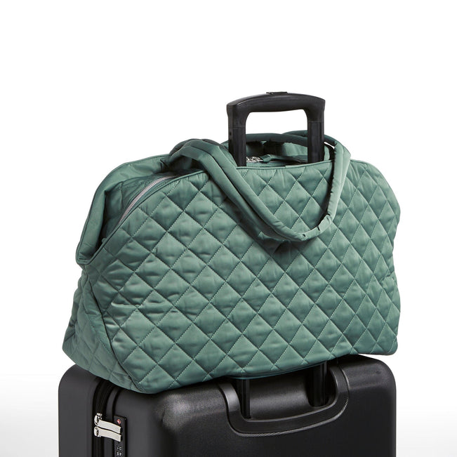 Weekender Travel Bag-Olive Leaf-Image 4-Vera Bradley