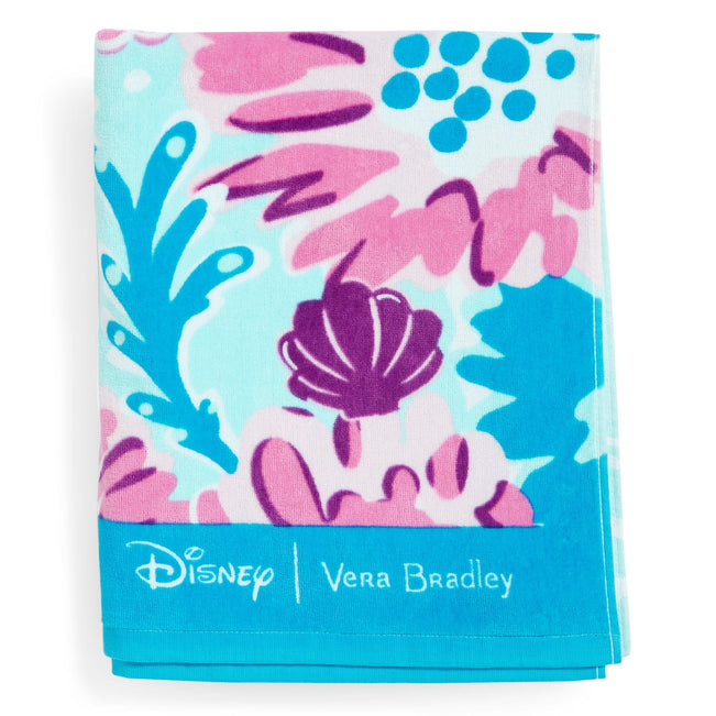 Disney Beach Towel-Ariel Floral-Image 3-Vera Bradley
