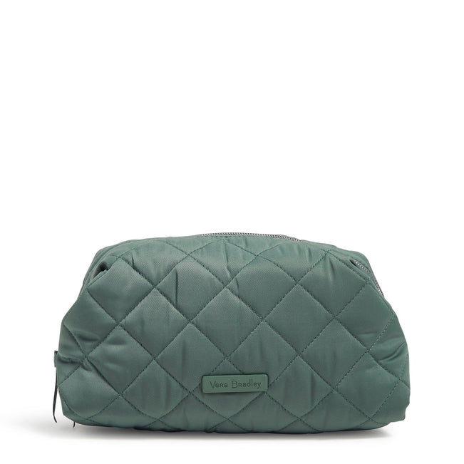 Medium Cosmetic Bag-Olive Leaf-Image 1-Vera Bradley