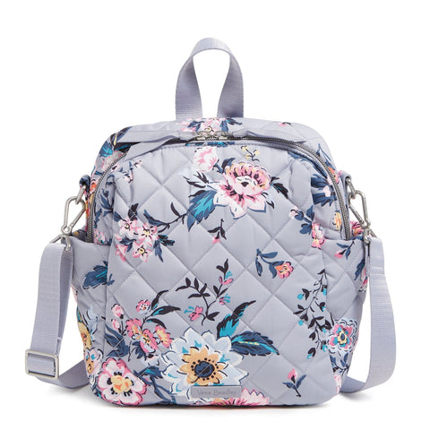 convertible mini backpacks Vera Bradley Outlet Convertible Small Backpack in Parisian Bouquet