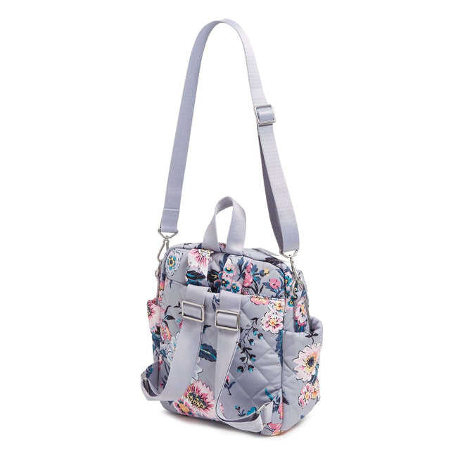 Convertible Small Backpack-Parisian Bouquet-Image 4-Vera Bradley