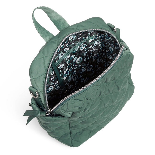 Convertible Small Backpack-Olive Leaf-Image 4-Vera Bradley