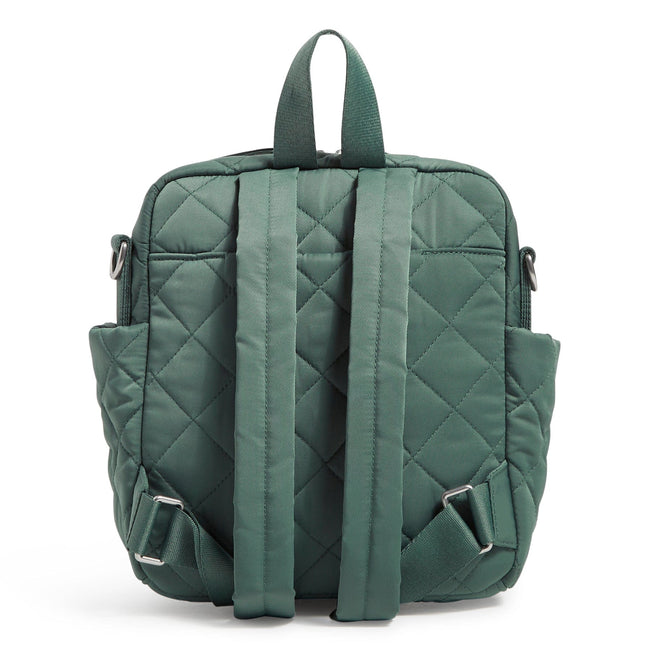 Convertible Small Backpack-Olive Leaf-Image 2-Vera Bradley