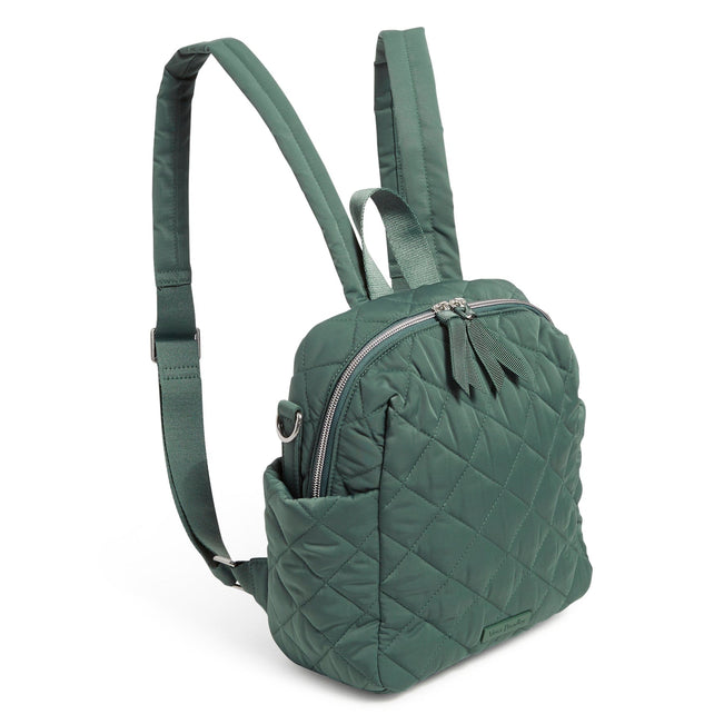 Convertible Small Backpack-Olive Leaf-Image 3-Vera Bradley