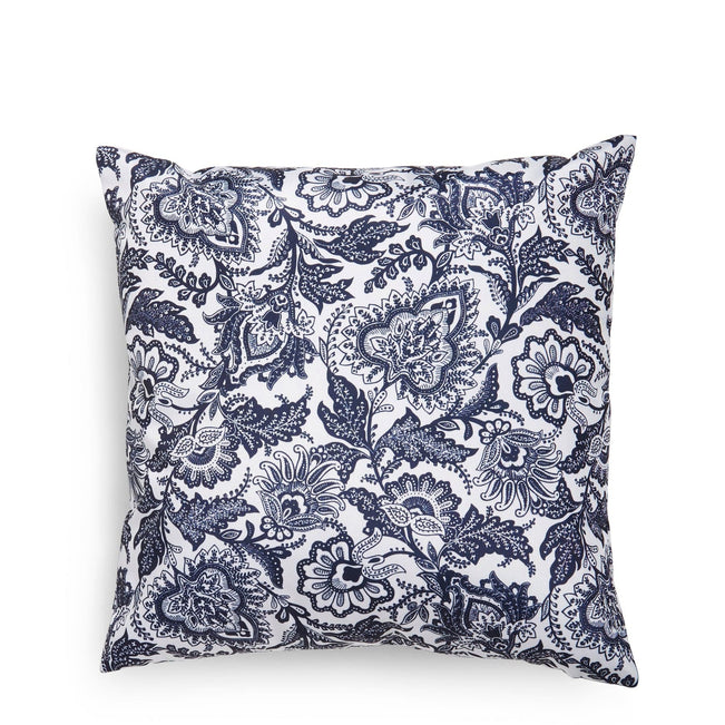 Indoor/Outdoor Throw Pillow-Java Navy & White-Image 3-Vera Bradley