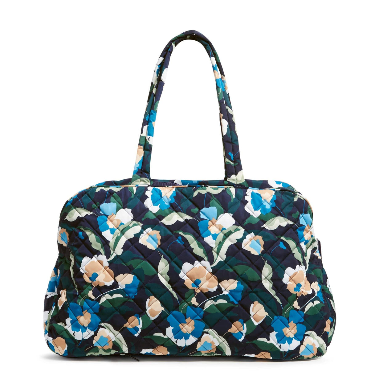 vera bradley tiger lily blue oar Vera Bradley Grand Weekender Travel Bag Women in Immersed Blooms Blue/Green