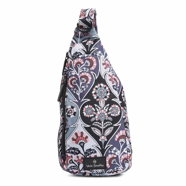 Lighten Up Essential Compact Sling-Ornate Blooms-Image 1-Vera Bradley