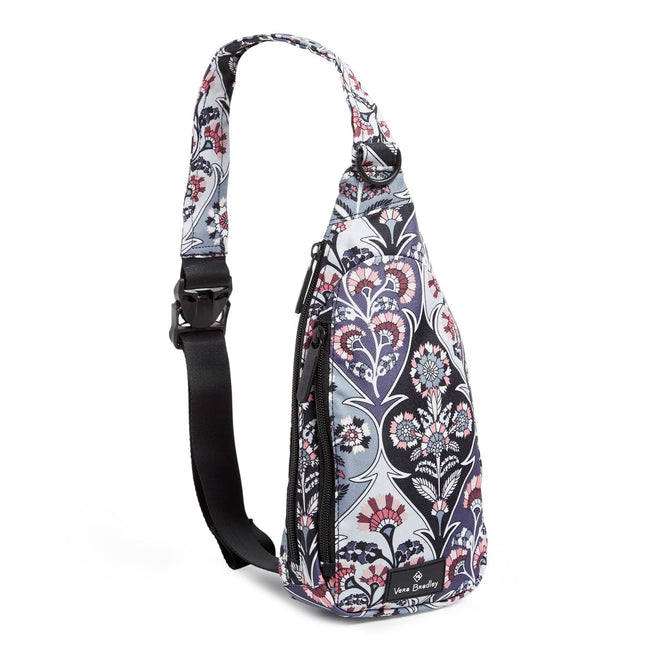 Lighten Up Essential Compact Sling-Ornate Blooms-Image 2-Vera Bradley