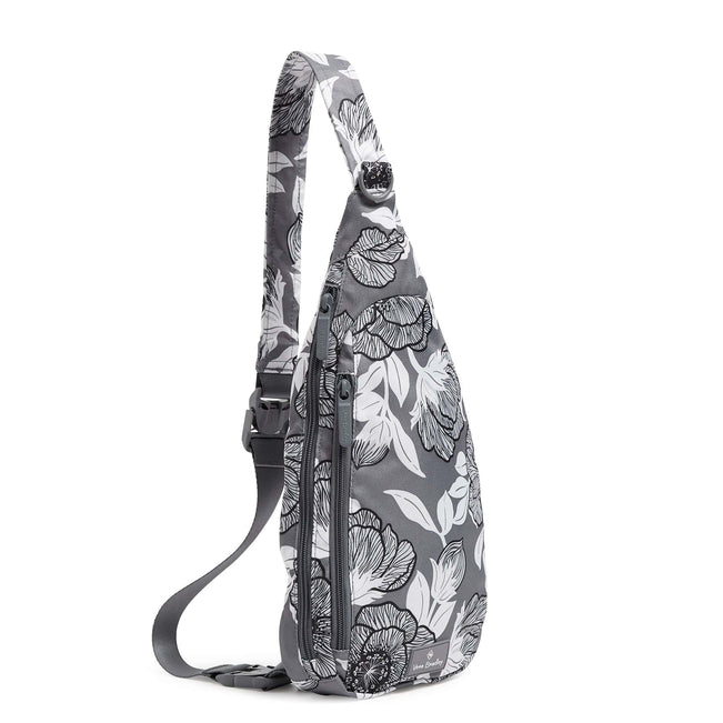 Lighten Up Essential Sling Backpack-Moon Shadow Meadow-Image 2-Vera Bradley