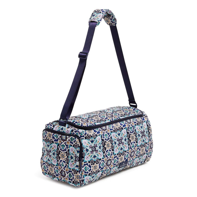Factory Style Lighten Up Medium Active Duffel Bag-Lisbon Medallion Cool-Image 2-Vera Bradley