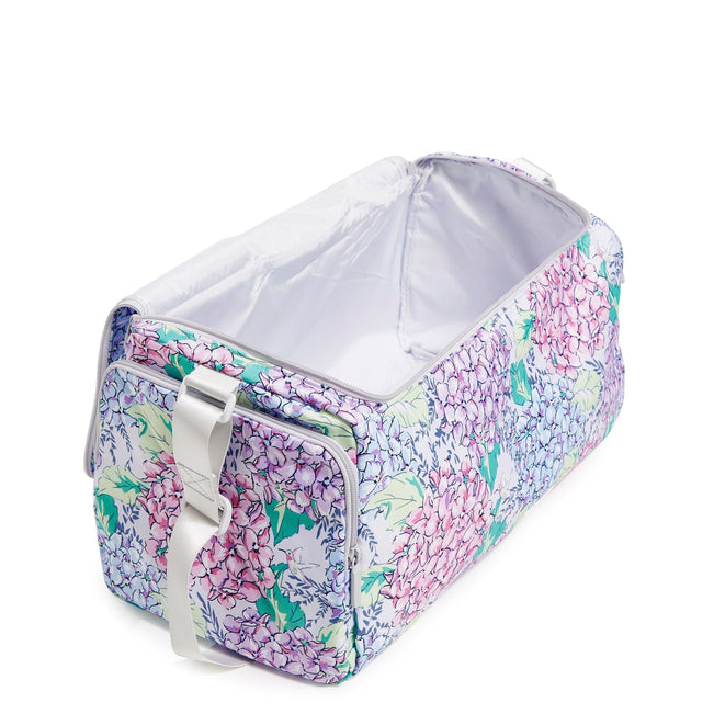 Lighten Up Medium Active Duffel Bag-Happy Hydrangeas-Image 3-Vera Bradley