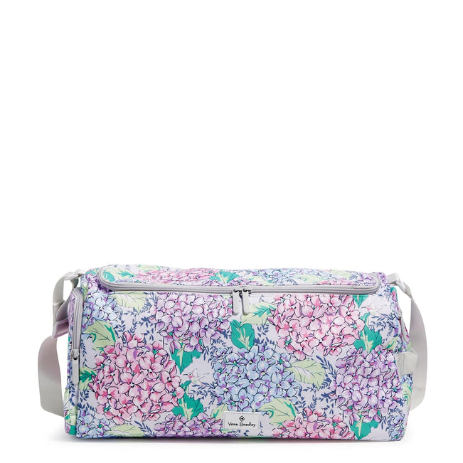 Lighten Up Medium Active Duffel Bag-Happy Hydrangeas-Image 1-Vera Bradley