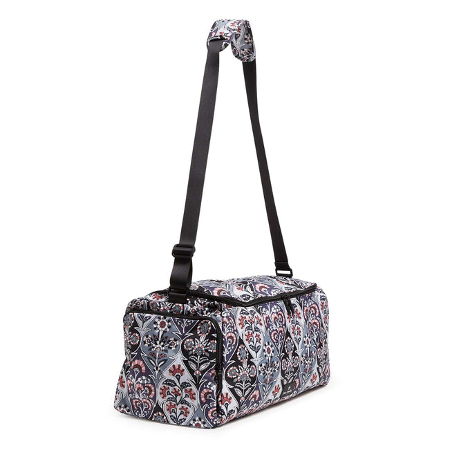 Lighten Up Medium Active Duffel Bag-Ornate Blooms-Image 2-Vera Bradley