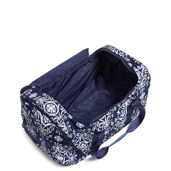 Lighten Up Wheeled Carry-On-Steel Blue Medallion-Image 3-Vera Bradley