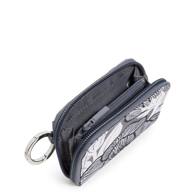 Factory Style LU RFID Petite Zip-Around Wallet-Moon Shadow Meadow-Image 2-Vera Bradley