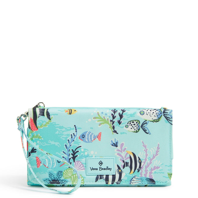 Lighten Up RFID Wallet Crossbody-Antilles Treasure-Image 1-Vera Bradley