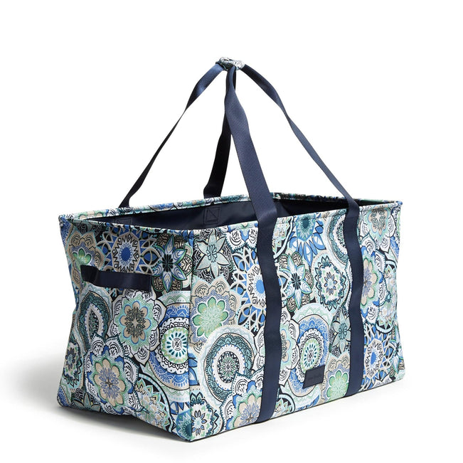 Outlet Oversized Car Tote-Sketched Medallion-Image 1-Vera Bradley