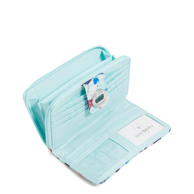 Ultralight RFID Turnlock Wallet-Floating Blossoms-Image 2-Vera Bradley