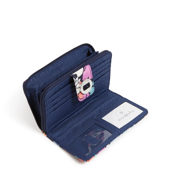 Outlet Ultralight RFID Turnlock Wallet-Santa Fe Sun-Image 2-Vera Bradley