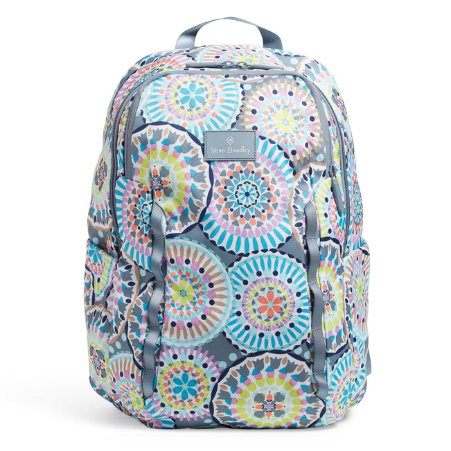 Factory Style Lighten Up Sporty Backpack-Sunny Medallion-Image 1-Vera Bradley