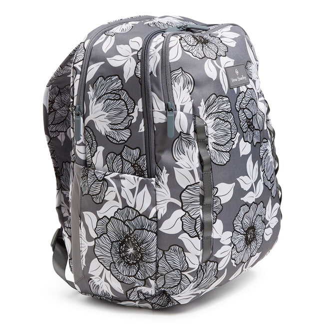 Lighten Up Sporty Large Backpack-Moon Shadow Meadow-Image 2-Vera Bradley