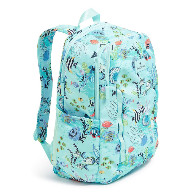 Outlet Sporty Large Backpack-Antilles Treasure-Image 2-Vera Bradley