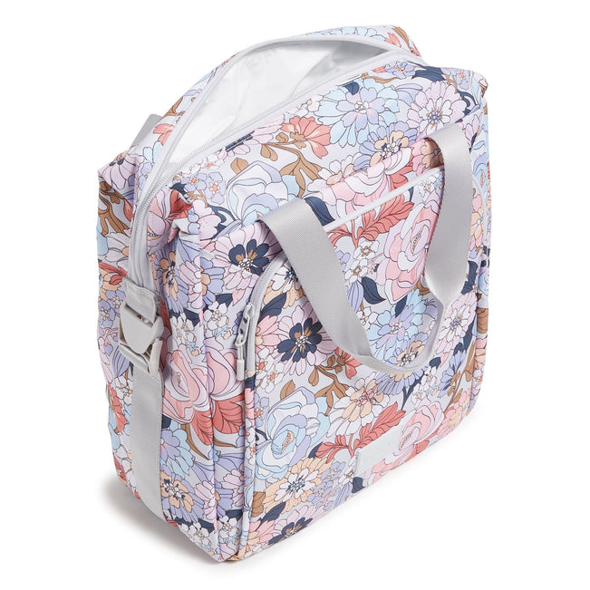 Outlet Cooler Tote Backpack-Aloha Blooms-Image 2-Vera Bradley