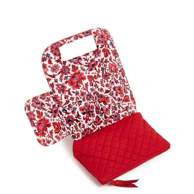 Brush & Cosmetic Case-Cardinal Red-Image 2-Vera Bradley
