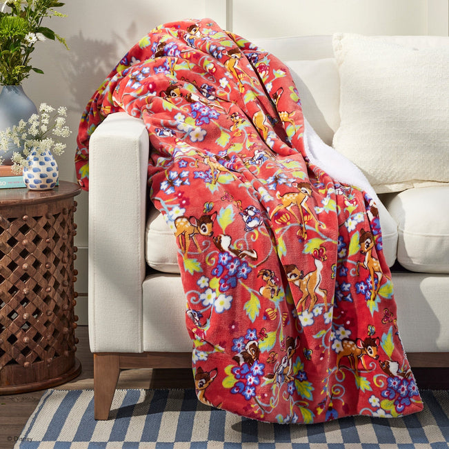 Disney Cozy Life Throw Blanket-Disney Bambi-Image 2-Vera Bradley