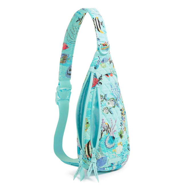 Essential Compact Sling Backpack-Antilles Treasure-Image 3-Vera Bradley