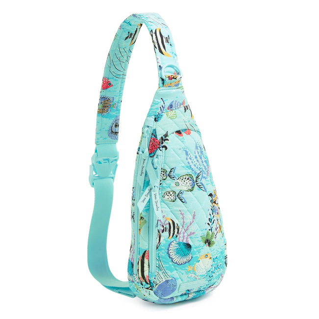 Essential Compact Sling Backpack-Antilles Treasure-Image 2-Vera Bradley