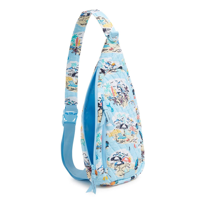 Essential Sling Backpack-Beach Treasures-Image 2-Vera Bradley