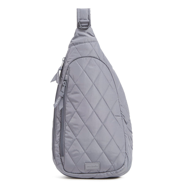 Outlet Ultralight Essential Sling Backpack-Frost Gray-Image 1-Vera Bradley