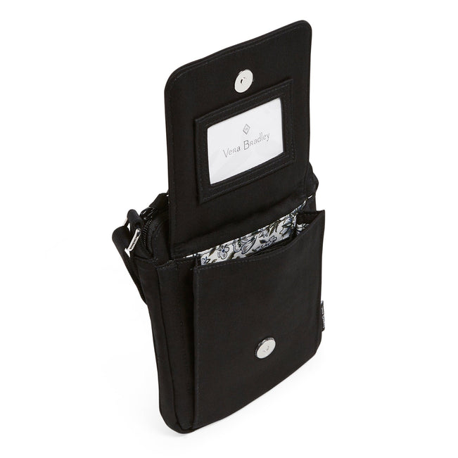 RFID Mini Hipster-Recycled Cotton Black-Image 5-Vera Bradley