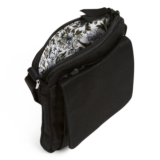 RFID Mini Hipster-Recycled Cotton Black-Image 7-Vera Bradley