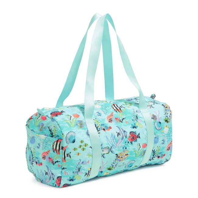 Factory Style Lighten Up Large Traveler Duffel-Antilles Treasure-Image 2-Vera Bradley
