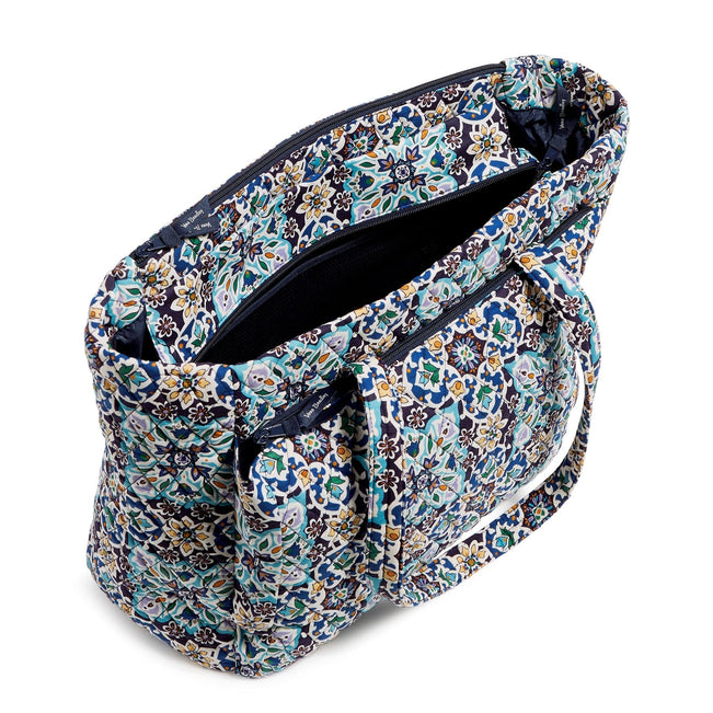 Factory Style Ultimate Travel Tote Bag-Lisbon Medallion Cool-Image 3-Vera Bradley