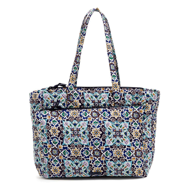 Factory Style Ultimate Travel Tote Bag-Lisbon Medallion Cool-Image 1-Vera Bradley