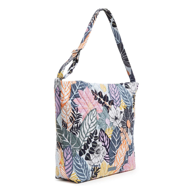 Hobo Shoulder Bag-Palm Floral-Image 2-Vera Bradley