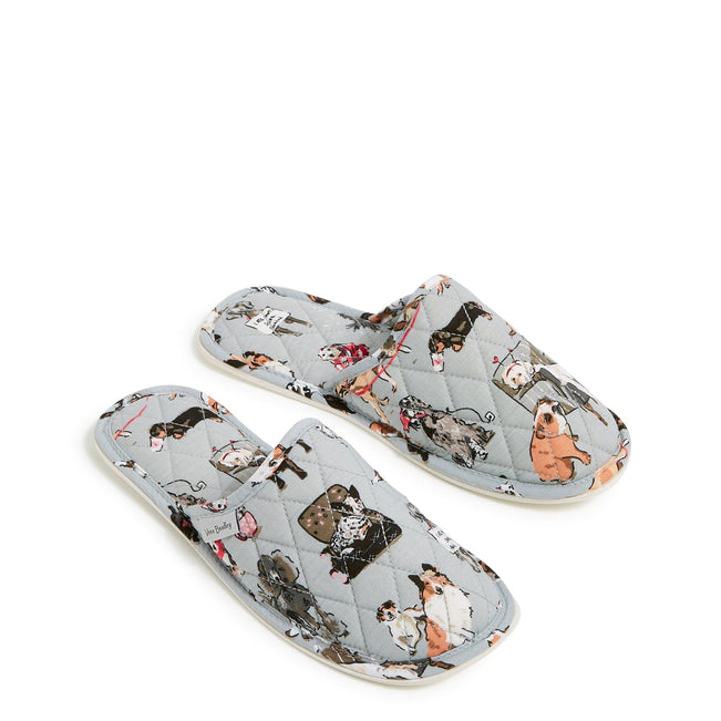 Factory Style Travel Slippers-Dog Show-Image 1-Vera Bradley