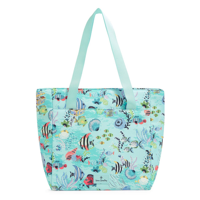 Lighten Up Large Cooler Bag-Antilles Treasure-Image 1-Vera Bradley