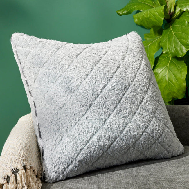 Solid Throw Pillow-Kingbird Plaid-Image 1-Vera Bradley