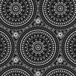 Woven Throw Blanket-Black Bandana Medallion-Image 3-Vera Bradley
