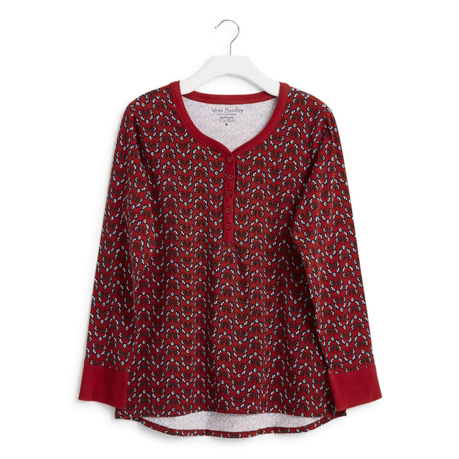 Long-Sleeved Pajama Shirt-Image 2-Vera Bradley