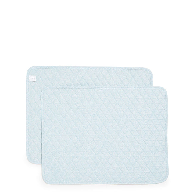 Outlet Placemat Set of 2-Eden Paisley Mint-Image 2-Vera Bradley