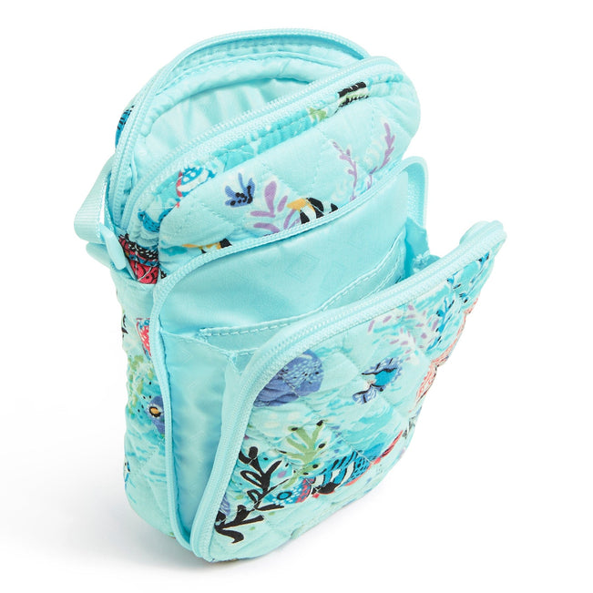 Outlet RFID Petite Cellphone Crossbody Bag-Antilles Treasure-Image 3-Vera Bradley