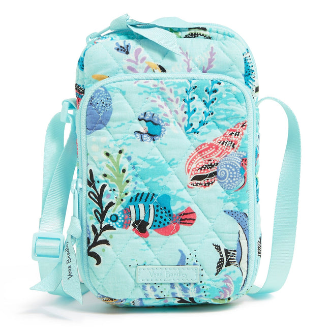 Outlet RFID Petite Cellphone Crossbody Bag-Antilles Treasure-Image 1-Vera Bradley